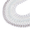 10Strands 10 Colors Transparent Glass Beads Strands EGLA-TA0013-24D-2