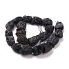 Natural Tektite Beads Strands G-K419-01A-2