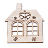 Undyed Wooden Big Pendants WOOD-S040-03-1