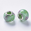 Handmade Lampwork European Beads LAMP-S193-009C-2