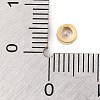 Rack Plating Flat Round Brass Micro Pave Cubic Zirconia Cabochons KK-F874-03G-12-3