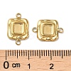 304 Stainless Steel Cabochon Connector Settings STAS-Q252-32G-3