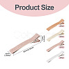 8Pcs 4 Colors Polyester Alligator Hair Clips PHAR-TADJ0001-02-4
