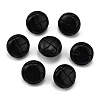 1-Hole Plastic Buttons BUTT-WH0027-03A-01-1