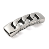 304 Stainless Steel Twisted Chain Connector Charms STAS-Z147-11AS-03-2