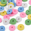 5 Colors Handmade Polymer Clay Beads CLAY-N011-032-12-1