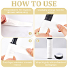 8Pcs 4 Style PU Leather Anti-slip Tennis Racquet Overgrip FIND-CN0001-49-5