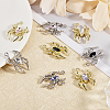 16Pcs 8 Styles Glass Spider Pendant FIND-CA0008-37-4