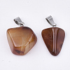 Natural Carnelian//Red Agate Pendants G-Q996-18-2