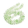 Transparent Crackle Glass Beads Strands CCG-L050-01A-03-3
