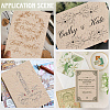 Eco-friendly Paper Greeting Card DIY-WH20002-619A-12-5