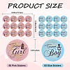 2 Sheets 2 Colors Gold Stamping Round Dot Paper Sealed Decorative Stickers STIC-WH0004-19-2