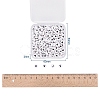 200Pcs 2 Style White Acrylic Enamel Beads SACR-YW0001-04-4