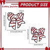 2Pcs 2 Colors Polyester Thread on Patches PATC-BC0001-28-2