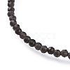 Natural Obsidian Bead Bracelets BJEW-JB04555-07-2