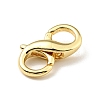 Brass Double Opening Lobster Claw Clasps X-KK-G416-53G-2