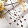 100Pcs Brass Stamping Blank Tag Charms KK-FH0002-60R-4