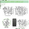 Retro Gentleman & Lady Carbon Steel Cutting Dies Stencils DIY-WH0309-3072-2