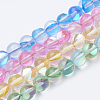 Synthetic Moonstone Beads Strands G-S283-6mm-M1-1