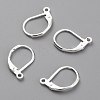 Brass Leverback Earring Findings X-KK-O131-09S-1