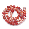 Dyed Natural Crackle Agate Beads Strands X-G-T100-03C-3
