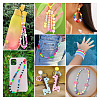 100Pcs 5 Styles Opaque Acrylic Beads MACR-TADJ0001-12B-7