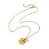 Alloy Pendant Necklaces NJEW-TA00157-4