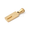 304 Stainless Steel Pendants STAS-Z120-03I-G-2