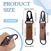 4Pcs PU Leather Belt Keychains AJEW-PH0010-27B-2