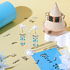 Alloy Crystal Rhinestone Spacers Bars ALRI-KS0001-01P-8