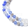 Electroplate Glass Beads Strands EGLA-D018-02E-3