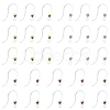 10Pcs Transparent Resin Earring Hooks FIND-YW0006-98G-2