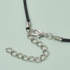 Glass Seed Beads & Glass Pearl Angel Pendant Necklaces NJEW-MZ00056-04-5