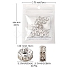 Brass Rhinestone Spacer Beads RB-YW0001-04D-01S-4