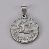 Non-Tarnish 304 Stainless Steel Pendant Sets STAS-H372-01P-2