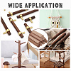 Round Walnut Wooden Sticks WOOD-WH0034-27A-6