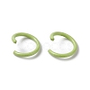 Spray Painted Iron Open Jump Rings IFIN-D088-01C-2