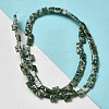 Natural Green Spot Jasper Beads Strands G-F762-A21-01-2