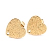 Ion Plating(IP) 304 Stainless Steel Stud Earring Findings X-EJEW-O104-14G-1