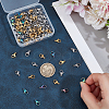 110Pcs 4 Styles 304 Stainless Steel Lobster Claw Clasps STAS-PH0006-56-3