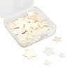 50Pcs 5 Style Freshwater Shell Pendants SHEL-CJ0001-22-1