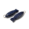 Natural Dyed Lapis Lazuli Carved Pendants X-G-G314-01G-05-2