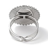Ion Plating(IP) 304 Stainless Steel Ring RJEW-B059-03P-04-3