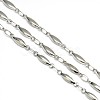Tarnish Resistant 304 Stainless Steel Decorative Rice Link Chains STAS-M032-33P-1