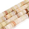 Natural Green Banded Calcite(Afghan Jade) Beads Strands G-N367-03A-02-2