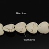 Synthetic Magnesite Beads Strands G-E017-11x12x6mm-1