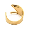 PVD Vacuum Plating 201 Stainless Steel Cuff Rings RJEW-Z032-01G-Z-4