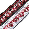 Ethnic Style Polyester Ribbon OCOR-WH0047-37E-1