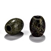 Natural Dragon Blood Jasper European Beads G-F580-A08-2