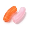 Two-Tone Imitation Gemstone Acrylic Beads AC-CBA7B05-21-2